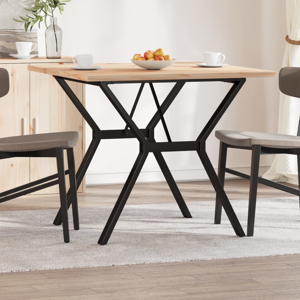 Mesa de comedor HKH con estructura en Y de pino y acero