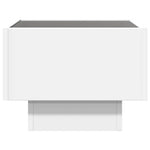HKH Mesa de Apoio com Leds em Derivados de em Madeira - Branco