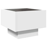 HKH Mesa de Apoio com Leds em Derivados de em Madeira - Branco