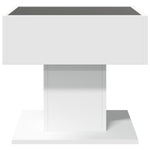 HKH Mesa de Centro com Leds em Derivados de em Madeira - Branco