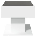 HKH Mesa de Centro com Leds em Derivados de em Madeira - Branco