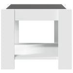 HKH Mesa de Centro com Leds em Derivados de em Madeira - Branco