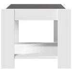 HKH Mesa de Centro com Leds em Derivados de em Madeira - Branco