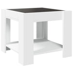 HKH Mesa de Centro com Leds em Derivados de em Madeira - Branco