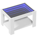 HKH Mesa de Centro com Leds em Derivados de em Madeira - Branco