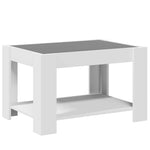 HKH Mesa de Centro com Leds em Derivados de em Madeira - Branco