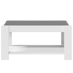 HKH Mesa de Centro com Leds em Derivados de em Madeira - Branco