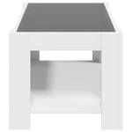 HKH Mesa de Centro com Leds em Derivados de em Madeira - Branco