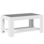 HKH Mesa de Centro com Leds em Derivados de em Madeira - Branco