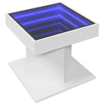 HKH Mesa de Centro com Leds em Derivados de em Madeira - Branco