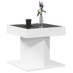 HKH Mesa de Centro com Leds em Derivados de em Madeira - Branco