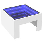 HKH Mesa de Centro Luzes Led Infinity - Branco