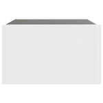 HKH Mesa de Centro Luzes Led Infinity - Branco