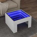 HKH Mesa de Centro Luzes Led Infinity - Branco