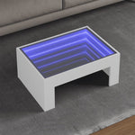 HKH Mesa de Centro Luzes Led Infinity - Branco