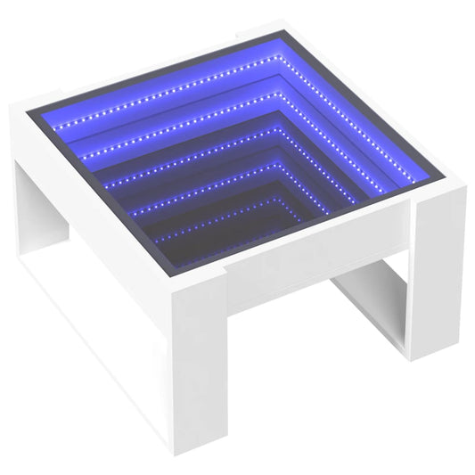 HKH Mesa de Centro Luzes Led Infinity - Branco