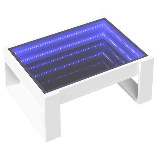 HKH Mesa de Centro Luzes Led Infinity - Branco