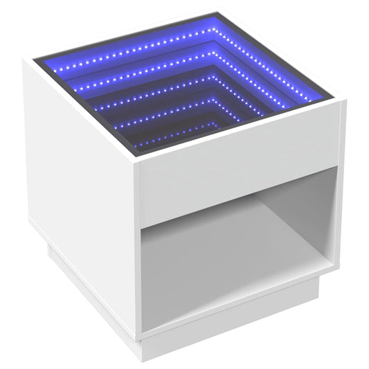 HKH Mesa de Centro Luzes Led Infinity - Branco