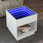 HKH Mesa de Centro Luzes Led Infinity - Branco