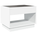 HKH Mesa de Centro Luzes Led Infinity - Branco