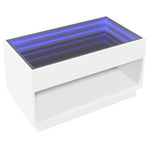 HKH Mesa de Centro Luzes Led Infinity - Branco