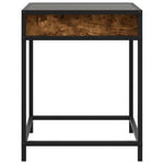 HKH Mesa de Centro Luzes Led Infinity Carvalho Fumado