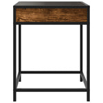 HKH Mesa de Centro Luzes Led Infinity Carvalho Fumado