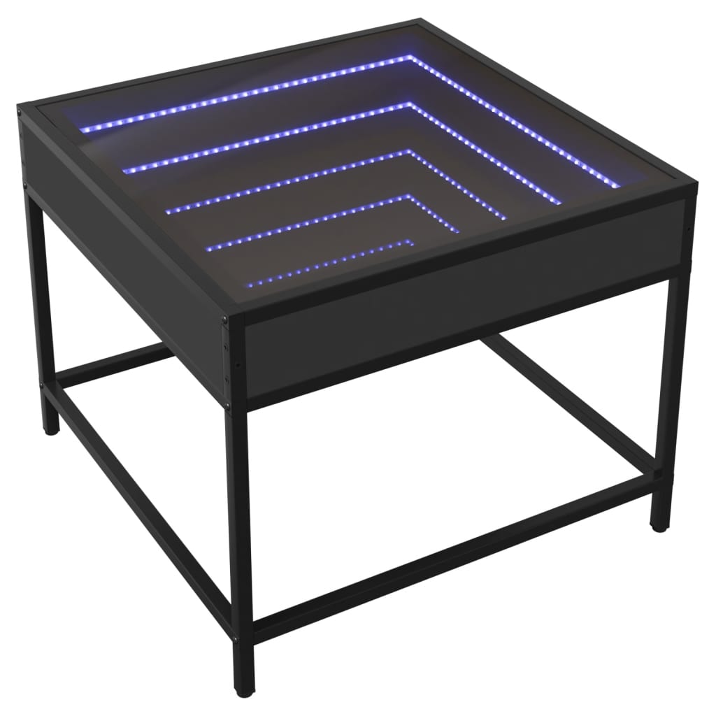 Mesa de Centro HKH con Luces Led Infinity - Negro