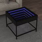 HKH Mesa de Centro com Luzes Led Infinity - Preto