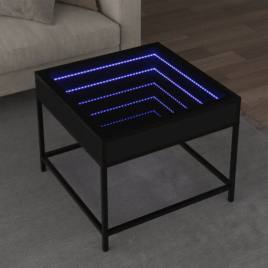 Mesa de Centro HKH con Luces Led Infinity - Negro