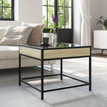 HKH Mesa de Centro Luzes Led Infinity Carvalho Sonoma