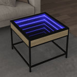 HKH Mesa de Centro Luzes Led Infinity Carvalho Sonoma