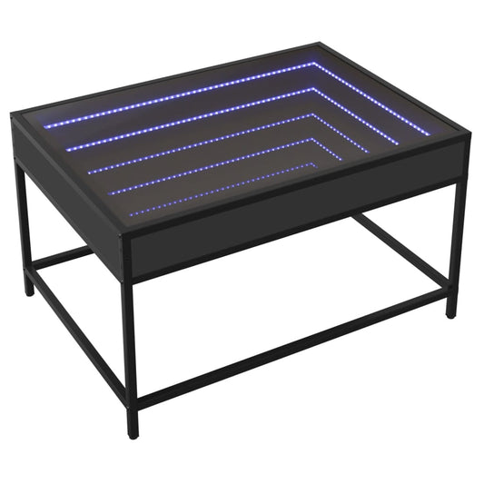 HKH Mesa de Centro Luzes Led Infinity - Preto