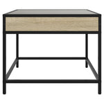 HKH Mesa de Centro Luzes Led Infinity Carvalho Sonoma
