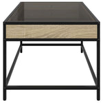 HKH Mesa de Centro Luzes Led Infinity Carvalho Sonoma