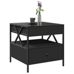 HKH Mesa de Centro com Luzes Led Infinity - Preto