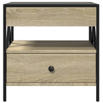 HKH Mesa de Centro Luzes Led Infinity Carvalho Sonoma