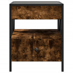 HKH Mesa de Centro Luzes Led Infinity Carvalho Fumado