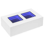 HKH Mesa de Centro Luzes Led Infinity - Branco