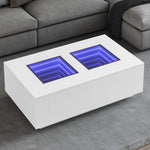HKH Mesa de Centro Luzes Led Infinity - Branco