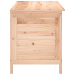 HKH Caixa Para Almofadões De Exterior 99x50x56,5 Cm Abeto Maciço - Marrom