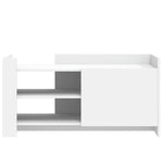 HKH Mesa de Centro em Derivados de em Madeira - Branco