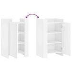Aparador Clásico HKH en derivado de Madera 45 x 35 x 75 cm - Blanco