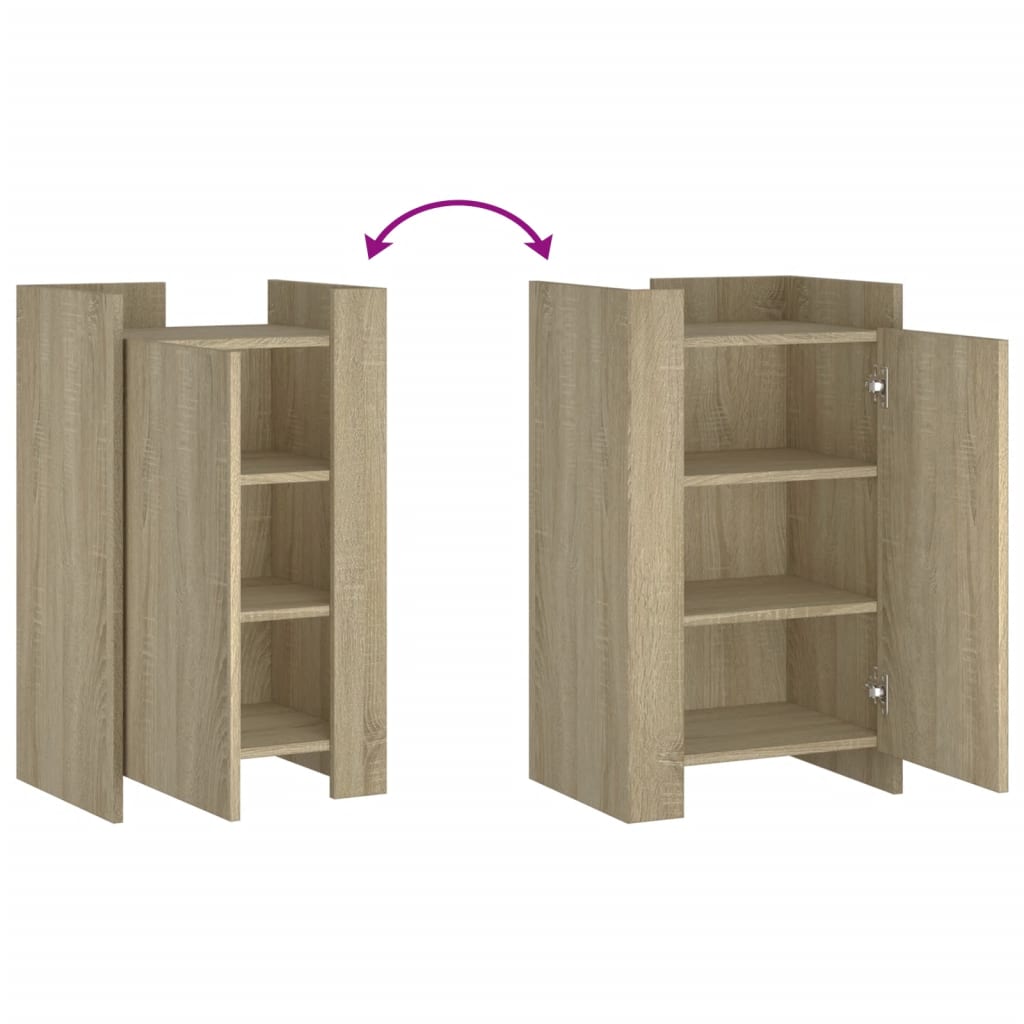 Aparador Clásico HKH de madera DM 45 x 35 x 75 cm - Roble Sonoma