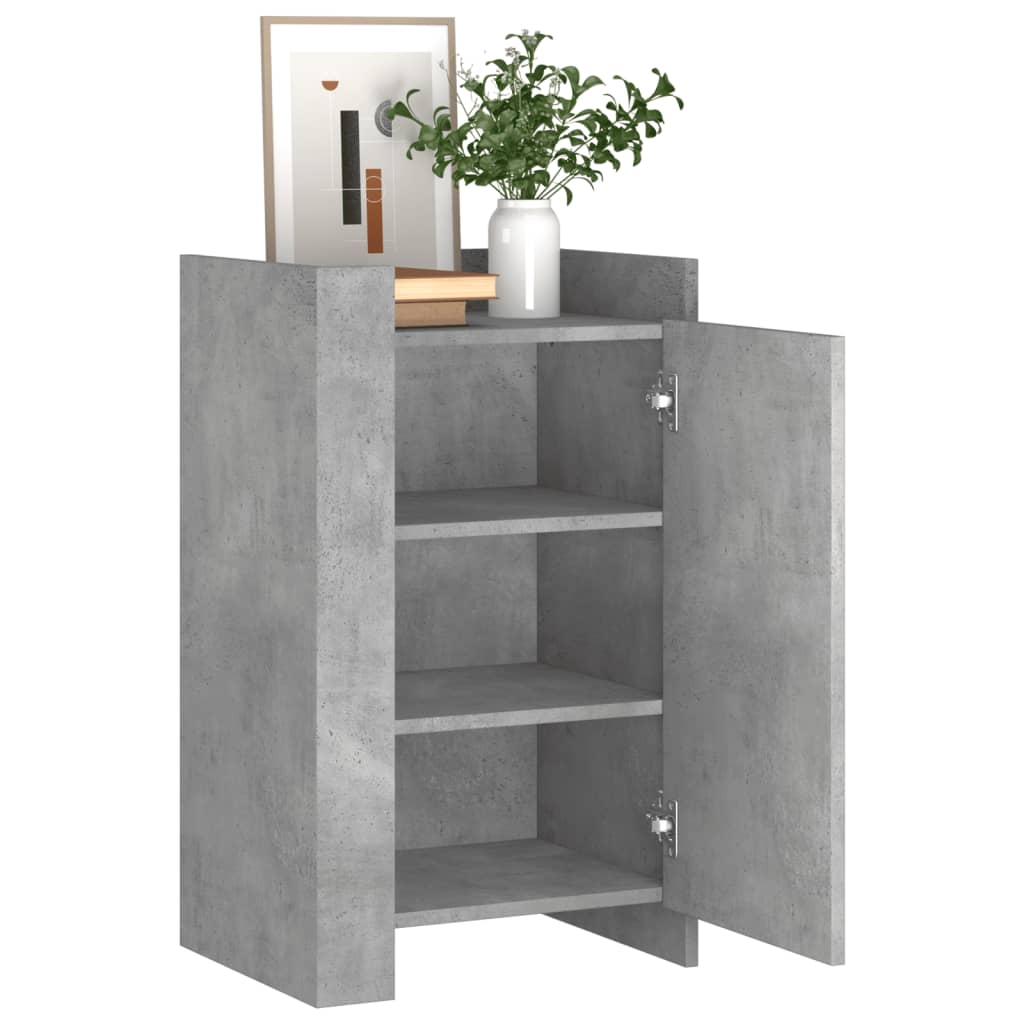HKH Aparador Clásico en derivados de Madera 45 X 35 X 75 Cm - Gris Cemento