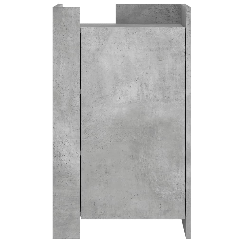 HKH Aparador Clásico en derivados de Madera 45 X 35 X 75 Cm - Gris Cemento