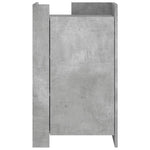 HKH Aparador Clásico en derivados de Madera 45 X 35 X 75 Cm - Gris Cemento