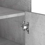 HKH Aparador Clásico en derivados de Madera 45 X 35 X 75 Cm - Gris Cemento