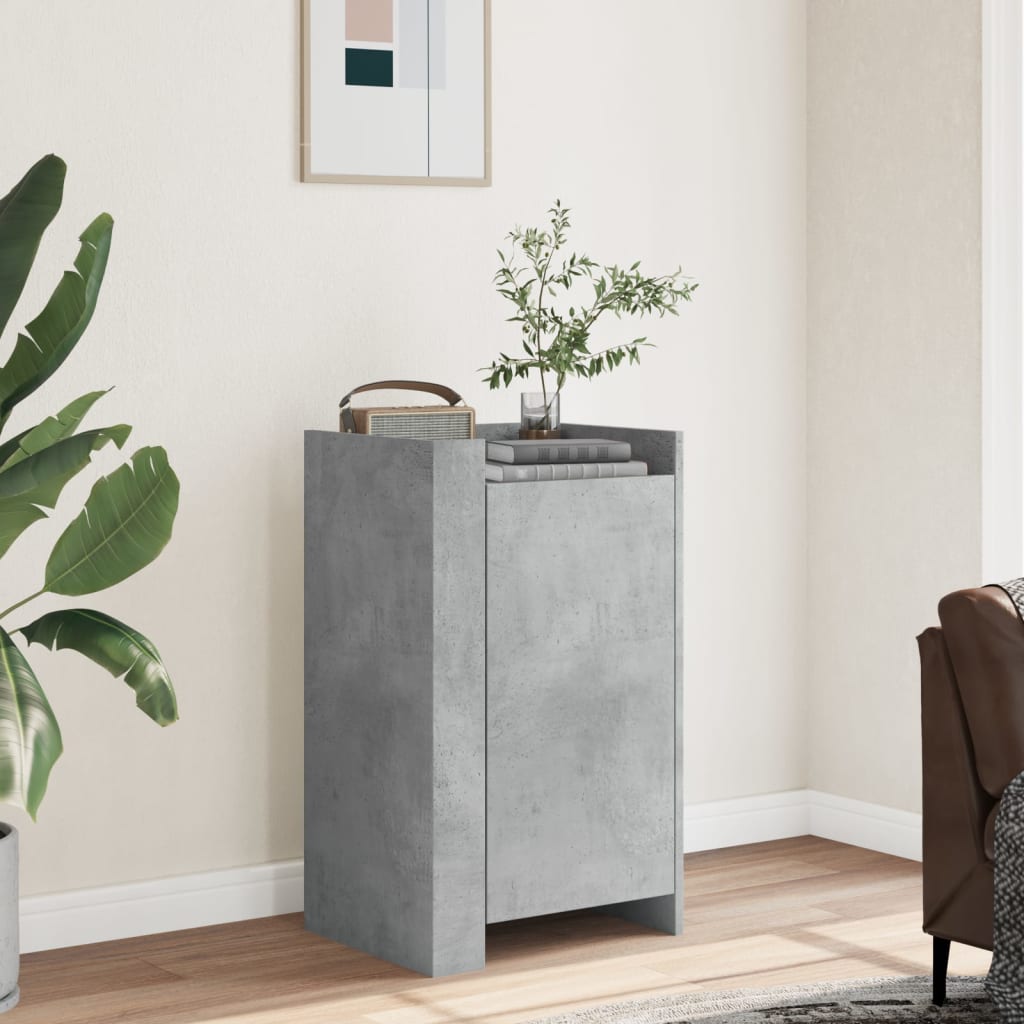 HKH Aparador Clásico en derivados de Madera 45 X 35 X 75 Cm - Gris Cemento