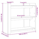 Mesa auxiliar HKH de madera - Negro